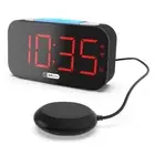 Loud Alarm Clock with Vibrating Bed Shaker Dimmer Night Light USB Snooze