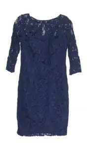 Aidan Mattox 3/4 Sleeve, Lace Cocktail/Evening Dress, Size 4, NWT