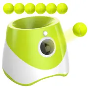 Oppsbuy Dog Ball Launcher Thrower Automatic Tennis Fetch Throwing 3 Adjustable Distance