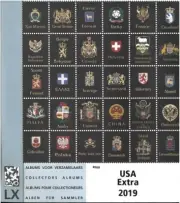 2019 DAVO United States EXTRA Hingeless Supplement, NEW