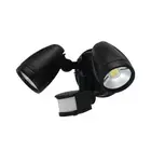 Chopper Black 30W LED 2 Light Exterior Spotlight and Sensor by Eglo