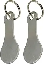 Shopping Trolley Tokens | Shopping Cart Trolley Tokens with Key Rings,Shopping Trolley Birthday Helves