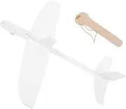 Generic Educational Wooden Airplane Model Kids Plane Toy Build and Fly Kit Art Activity Toy Science Exhibition Tool