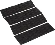 Milisten Eva Surfboard Traction Pads 4pcs Diamond Groove Non-Slip Mats Strong Adhesive for Deck Grip