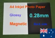 100 sheets A4 Inkjet Glossy Magnetic Photo Paper 0.28mm
