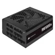 Corsair 1000W 2021 RMX 80+ Gold Fully Modular, 90% Efficiency, ML 135mm FAN, 12PIN GPU, Cybernetics certification, ATX Power Supply, PSU, 10 Years Wt