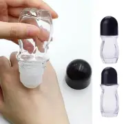 Roll On Glass Bottle Empty Refillable Massage Oil Bottle