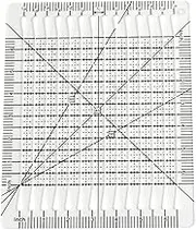 Mellisso 1 Piece Quilt Cutting Ruler 5 in 1 Quilt Cutting Ruler Charming Shape Cutting Quilting Ruler and Template