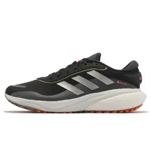 【adidas 愛迪達】慢跑鞋 Supernova GTX M 男鞋 黑 銀 防水 運動鞋 Gore-Tex 愛迪達(GW9109)