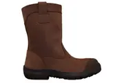 Oliver Mens Pull On Riggers Safety Work Boots 34692 - Brown