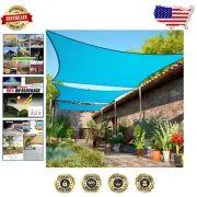 6' x 18' Turquoise UV Resistant Sun Shade Sail - Customizable Outdoor Canopy
