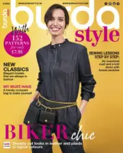 Burda Style Magazine Number 9 2023 Fashion Sewing 152 Patterns Biker Chic