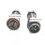 Metal Solar Cable Connector Male Female Adapter Micro Grid Tie Inverter Power