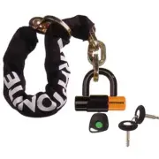 Kryptonite New York 1275 Cinch Ring Chain 12mm X 75Cm W/ Ev Series 4 Disc Lock (