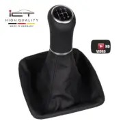 ICT gear shift knob 5gear boot for Ford Mondeo MK4 leather A90 (for: Ford)