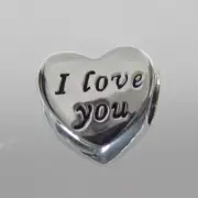 New Authentic Pandora Charm Words Of Love Heart 791422 Bead