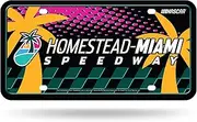Rico Industries NASCAR Racing Homestead-Miami Speedway Metal Auto Tag 6" x 12" - Great for Truck/Car/SUV
