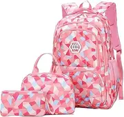 [CPDES] 3 IN 1 backpack set,Kids School Backpack,Ultra Lightweight Packable Backpack,Water Resistant Foldable Backpack for Travel Camping Outdoor
