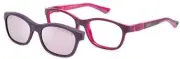 Nano Vista Camper-SC-3 NAO304-06 Eyeglasses Youth Kids Purple 46mm w/Clip-On