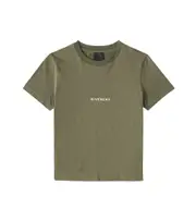 [Givenchy Kids] Givenchy Kids Logo cotton-blend jersey T-shirt Y 14 green