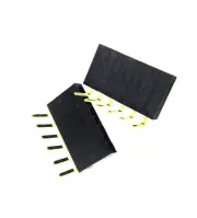 50PCS 1x6 Pin 2.54mm Right Angle Single Row Female Pin Header Connector NEW