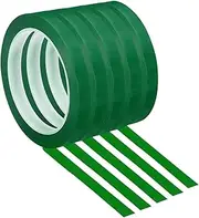 uxcell 5 Pack Whiteboard Tape, 11mm 7/16" Width Art Tape Dry Erase Board Pinstripe Thin Tape for Graphic Chart Grid Drafting Electrical Marking, Green