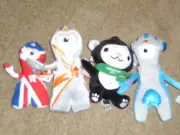 Set of 4 NWT Vancouver 2010 Winter Olympic Games Plush Mascots