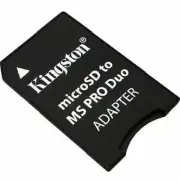 Kingston TF MicroSDHC Card to Memory Stick Pro Duo Adapter for Sony Camera PSP