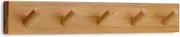 Coat Rack Wall Mount Wall Mounted Coat Rack, Wooden Wall Coat Rack with 5 Hooks Wall Hook Rack, Coat Rack Wall Mount Wall Coat Hooks