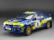 Sunstar 5528 1:18 Subaru Impreza 555 - #8 Bourne/Vincent -Rally of New Zealand