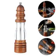 Pepper Grinding Tool Manual Pepper Mill Wooden Salt Grinder Pepper Dispenser
