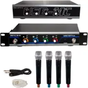 VocoPro 4 Channel Wireless Microphone/USB Interface Package