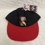 VTG Betty Boop 1994 Embroidered Beret French C'Est La Vie Elastic Back Hat NWT