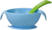 b.box Ocean Breeze Silicone First Meal Bowl with Suction Cup and Spoon Set