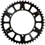 Works Triplestar Aluminum Rear Sprocket 50T - Black Sunstar 5-361950BK