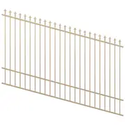 ProtectorAl 1201-2400W x 1500H Primrose Spear Top Pool Fence Panel Raked Up to 15º