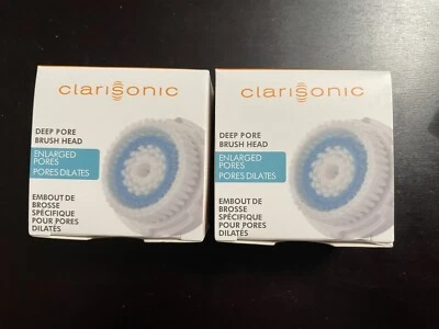 Clarisonic Deep Pore Replacement Brush Head. Two Boxes (1 Each Box)