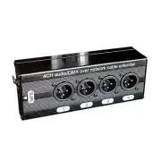 1Pc 4-Channel 3-Pin XLR Audio and over Cable Extender, DMX512 Extender 4815