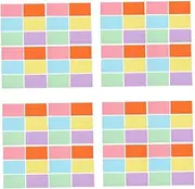 COHEALI 4sets Multicolored Lined Note Cards Set for Study Organization 300pcs*4