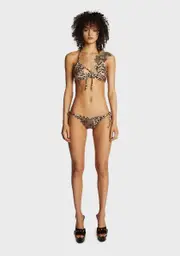 [Devil Fashion] Leopard Print Bikini Set