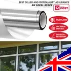 1 X 4M Privacy Silvery One Way Mirror Window Tint Film Insulation Home Anti UV