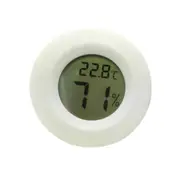 2Pcs Digital Aquarium Thermometer Marine Water Terrarium Accessories Temperature Measurement Tool(White )