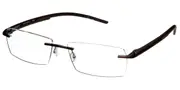PROGEAR OPT-1102 1 Men's Glasses Brown Size 55 - Private Health Rebate - Blue Light Block Available