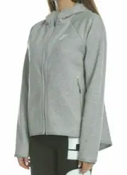 BV7565-063 New with tag Nike women Tech Fleece hooded Full Zip jacket $110 Grey
