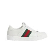 (W) Gucci Screener Sneakers White