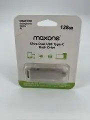 128GB Flash Drive USB Type C Both 3.1 Tech - 2 in 1 Dual Drive Memory Stick