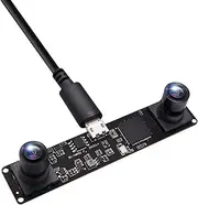 SVPRO 960P USB Stereo Camera Module for 3D,VR, Synchronized Dual Lens,USB2.0 Driverless for Windows,Linux,Android,MacOS,CMOS OV9712 Webcam Board for Person Count & Biometric Retina & 3D Printer
