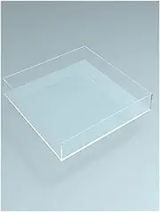 Acrylic Props Shooting Tray, Acrylic Water Tank Photography Props Storage Display Tray Multiple Sizes(60x60x5.5cm/23x23x2in)