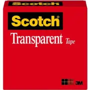 Scotch Transparent Tape 1/2 x 72 yds. 1/Roll 600-122592