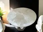 Elegant Selenite Stone Coffee Table Top Round Selenite Gemstone Decor Top